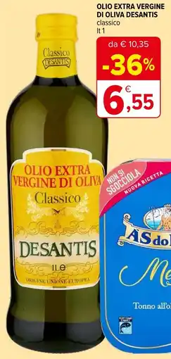 Iperal Olio extra vergine di oliva desantis offerta