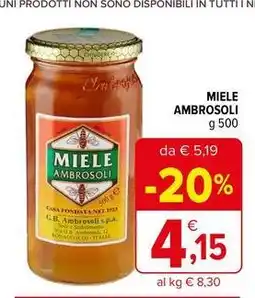 Iperal Miele ambrosoli offerta