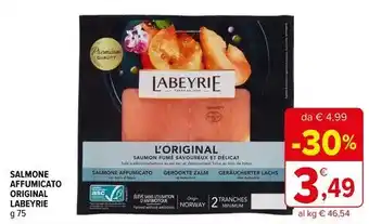 Iperal Salmone affumicato original labeyrie offerta