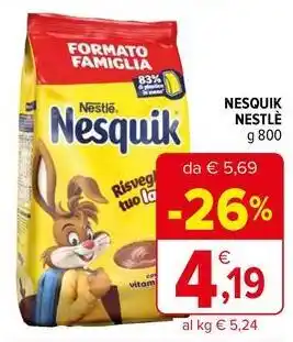 Iperal Nesquik nestle offerta