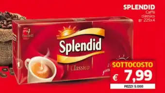 Mercati Alimentari SPLENDID Caffe classico offerta