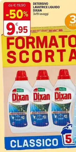 Iperal Detersivo lavatrice liquido dixan offerta