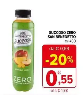 Iperal Succoso zero san benedetto offerta