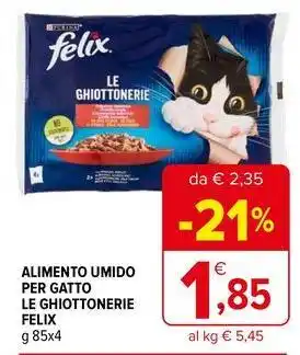 Iperal Alimento umido le ghiottonerie felix offerta