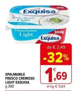 Iperal Spalmabile fresco cremoso light exquisa offerta