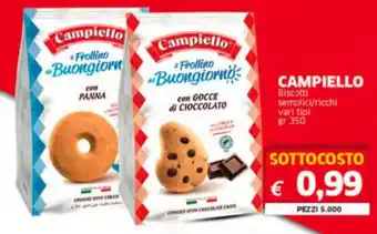 Mercati Alimentari CAMPIELLO Biscotti semplici/ricchi offerta