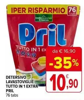 Iperal Detersivo lavastoviglie mone tutto in 1 extra offerta