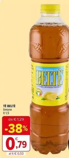 Iperal Tè beltè limone offerta