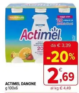 Iperal Actimel danone offerta