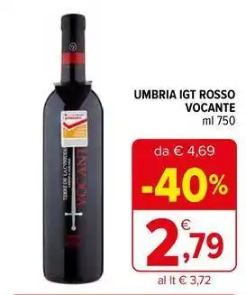 Iperal Umbria igt rosso vocante offerta