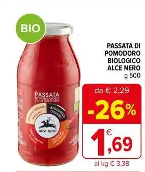 Iperal Passata di pomodoro biologico alce nero offerta