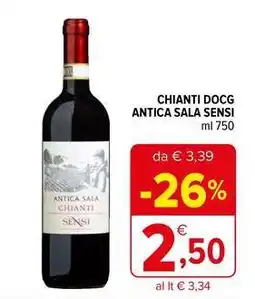 Iperal Chianti docg antica sala sensi offerta