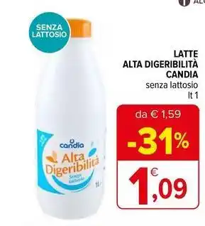 Iperal Latte alta digeribilità candia senza lattosio offerta