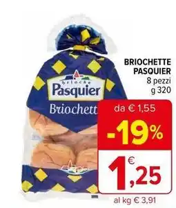 Iperal Briochette pasquier 8 pezzi offerta