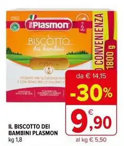 Iperal Il biscotto dei bambini plasmon offerta