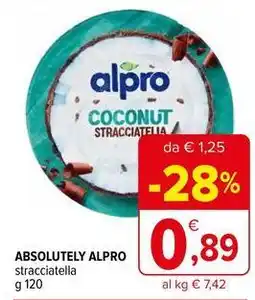 Iperal Absolutely alpro stracciatella offerta