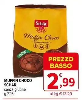 Iperal Muffin choco schär senza glutine offerta