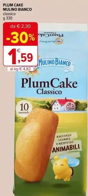 Iperal Plum cake mulino bianco classico offerta