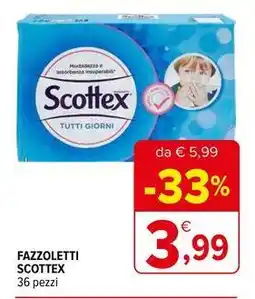 Iperal Fazzoletti scottex 36 pezzi offerta