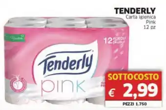 Mercati Alimentari TENDERLY Carta igienica Pink 12 pz offerta