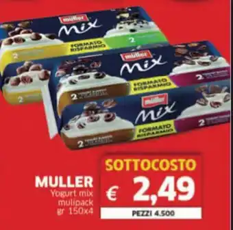 Mercati Alimentari MULLER Yogurt mix multipack offerta