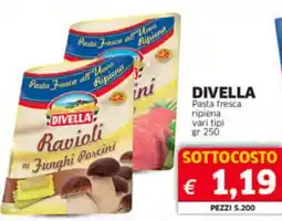 Mercati Alimentari DIVELLA Pasta fresca ripiena offerta