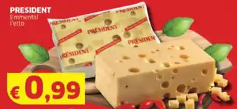 Mercati Alimentari PRESIDENT Emmental offerta