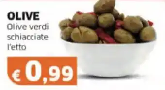 Mercati Alimentari OLIVE Olive verdi schiacciate offerta