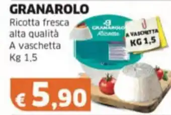 Mercati Alimentari GRANAROLO Ricotta fresca alta qualità offerta