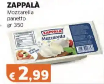 Mercati Alimentari ZAPPALA Mozzarella panetto offerta