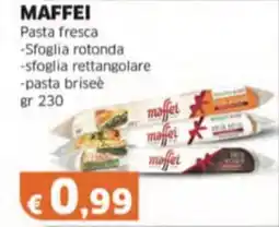 Mercati Alimentari MAFFEI Pasta fresca offerta