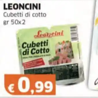 Mercati Alimentari LEONCINI Cubetti di cotto offerta