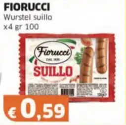 Mercati Alimentari FIORUCCI Wurstel suillo offerta