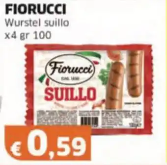 Mercati Alimentari FIORUCCI Wurstel suillo offerta