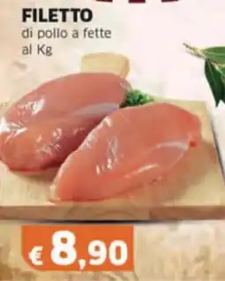 Mercati Alimentari FILETTO di pollo a fette offerta