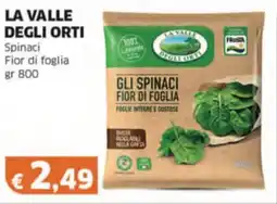 Mercati Alimentari LA VALLE DEGLI ORTI Spinaci Fior di foglia offerta