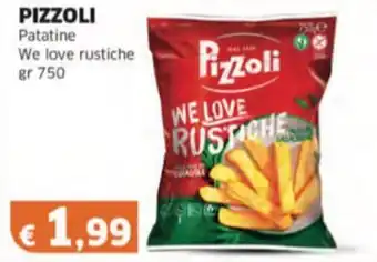 Mercati Alimentari PIZZOLI Patatine We love rustiche offerta