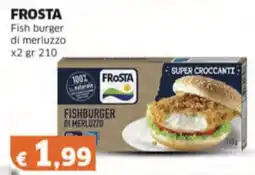 Mercati Alimentari FROSTA Fish burger di merluzzo offerta