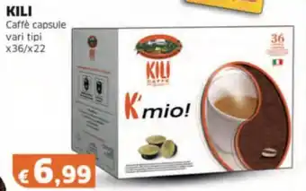 Mercati Alimentari KILI Caffè capsule offerta