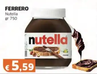 Mercati Alimentari FERRERO Nutella offerta