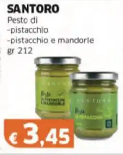 Mercati Alimentari SANTORO Pesto di -pistacchio -pistacchio e mandorle offerta