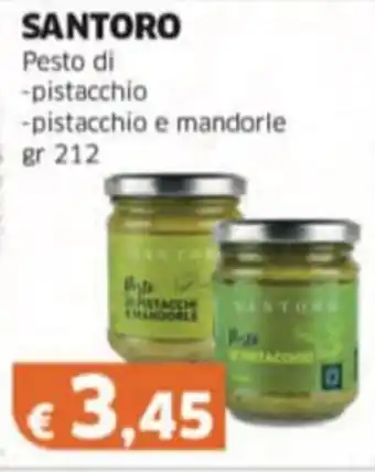 Mercati Alimentari SANTORO Pesto di -pistacchio -pistacchio e mandorle offerta