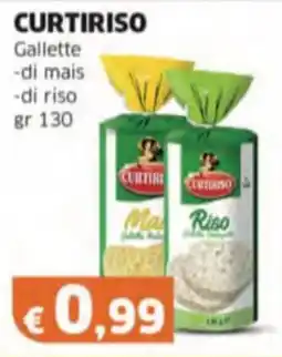 Mercati Alimentari CURTIRISO Gallette -di mais -di riso offerta