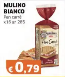 Mercati Alimentari MULINO BIANCO Pan carré x16 offerta