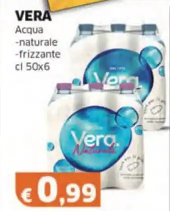 Mercati Alimentari VERA Acqua -naturale -frizzante offerta