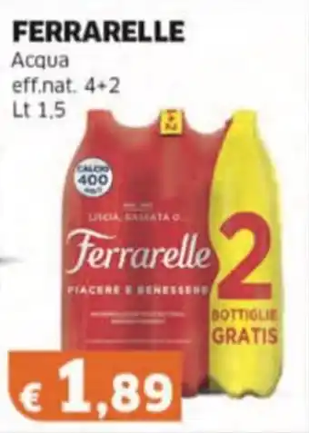 Mercati Alimentari FERRARELLE Acqua eff. nat. 4+2 offerta