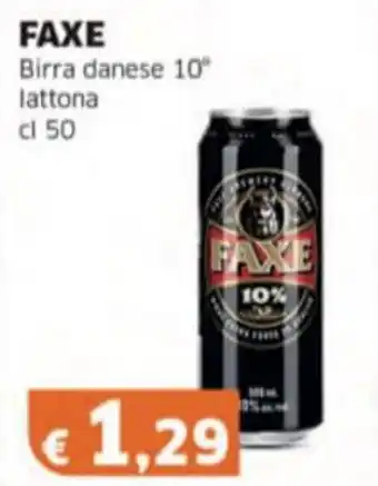 Mercati Alimentari FAXE Birra danese 10° lattona offerta