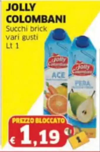 Mercati Alimentari JOLLY COLOMBANI Succhi brick vari gusti offerta