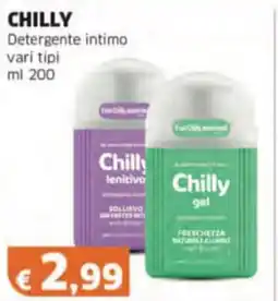 Mercati Alimentari CHILLY Detergente intimo vari tipi offerta