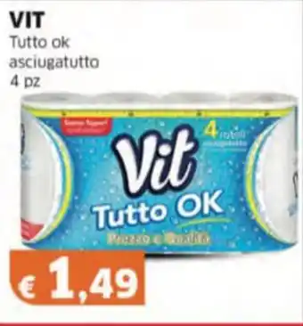 Mercati Alimentari VIT Tutto ok asciugatutto 4 pz offerta